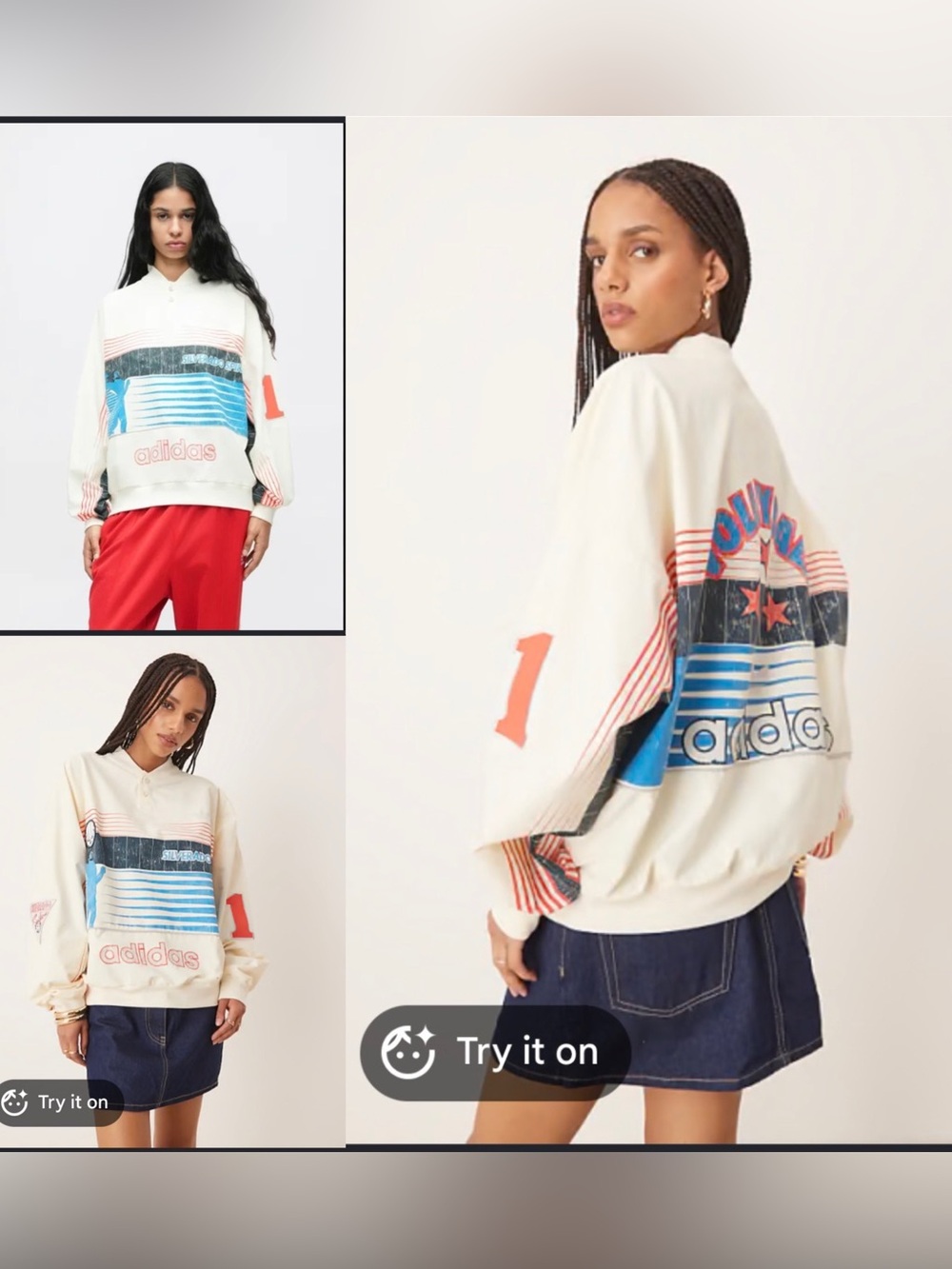 NWT Adidas Silverado Strikers Oversized Top